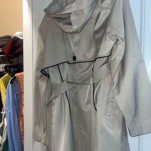 Black Rivet dress coat.